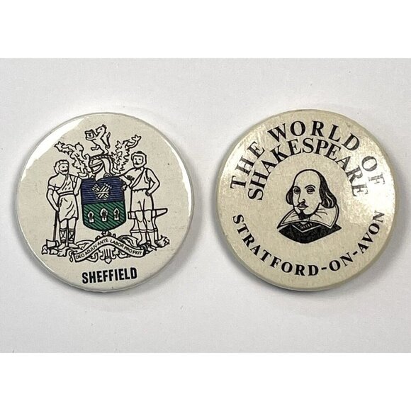 VTG Lot 8 Travel Souvenir Lapel PINS Badges Pinbacks United Kingdom England EUC - Picture 8 of 9